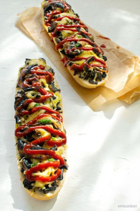 Polish Zapiekanka: Toasted Baguette